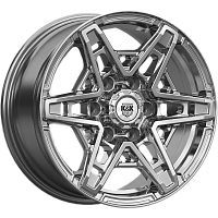Литые диски Блэкберн (КС1129) 8.000xR17 6x139.7 DIA106.1 ET25 дарк платинум для Toyota