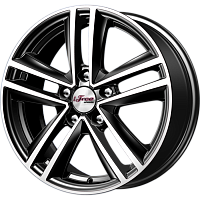 Литые диски Катар (КС885) 6.500xR16 5x112 DIA57.1 ET40 Блэк Джек для Audi A3