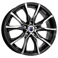 Литые диски Твист (КС697М) 7.500xR17 5x120 DIA72.6 ET43 алмаз черный для BMW