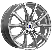 Литые диски Твист (КС697М) 7.500xR17 5x114.3 DIA67.1 ET35 дарк платинум для Suzuki