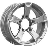 Литые диски Триал (КС621) 6.500xR15 5x139.7 DIA110.1 ET5 дарк платинум для Lada Надежда