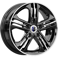 Литые диски Trinity-оригинал (КС615) (КС615) 6.000xR15 5x100 DIA57.1 ET38 алмаз черный