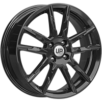 Литые диски Up107 (КС993) 6.500xR17 4x100 DIA60.1 ET43 New Black для Renault Sandero
