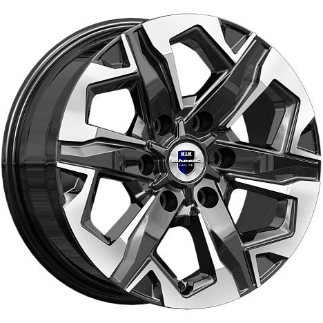 Тейт (КС1050) 7.500xR17 6x139.7 DIA100.1 ET36 алмаз черный