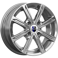 Литые диски Флэш (КС698) 5.000xR14 4x100 DIA67.1 ET35 дарк платинум для Renault Twingo