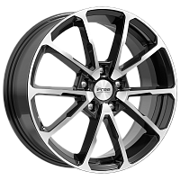 Литые диски Skibidi (КС909) 6.500xR17 5x114.3 DIA66.1 ET50 Блэк Джек для Renault Kaptur Литые диски Skibidi (КС909) 6.500xR17 5x114.3 DIA66.1 ET50 Блэк Джек для Renault Kaptur