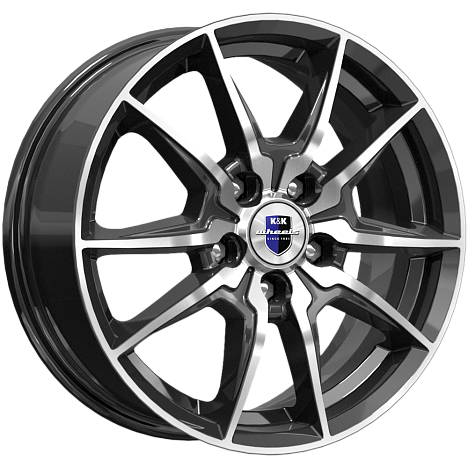 Адамар (КС886) 6.500xR16 5x114.3 DIA67.1 ET38 алмаз черный Адамар (КС886) 6.500xR16 5x114.3 DIA67.1 ET38 алмаз черный