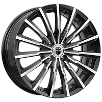 Литые диски Акцент (КС641) 5.500xR14 4x100 DIA56.6 ET45 алмаз черный для Daewoo Nexia