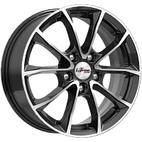 Литые диски Джет (КС914) 6.500xR16 5x108 DIA63.35 ET50 Блэк Джек для Volvo C30