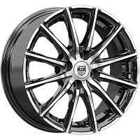 Литые диски Сандал (КС1199) 6.000xR15 4x114.3 DIA56.6 ET44 алмаз черный для Chevrolet