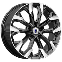 Литые диски Морейн (КС1046) 6.500xR17 5x114.3 DIA66.1 ET50 алмаз черный для Suzuki Swift Sport