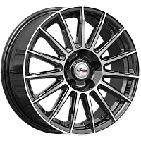 Литые диски Азур (КС1052) 6.500xR16 5x114.3 DIA67.1 ET45 Блэк Джек для Solaris Литые диски Азур (КС1052) 6.500xR16 5x114.3 DIA67.1 ET45 Блэк Джек для Solaris