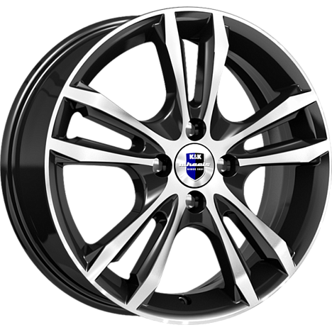 Samara-оригинал (КС866) (КС866) 6.000xR16 4x100 DIA60.1 ET37 алмаз черный SK