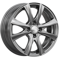 Литые диски МАЛЬТА (КЛ248) 5.500xR14 4x100 DIA67.1 ET45 графит для Toyota Yaris