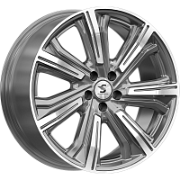 Литые диски Kleemann (КР1067) 8.500xR20 5x120 DIA65.1 ET43 Diamond gloss graphite для Volkswagen