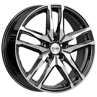 Литые диски Бомбей (КС1075) 6.500xR18 5x114.3 DIA66.1 ET40 Блэк Джек