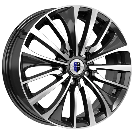 Flanker (КС1097) 6.500xR17 5x114.3 DIA64.1 ET40 алмаз черный
