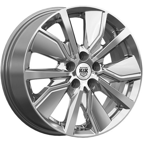Гамбит (КС961) 6.500xR16 5x114.3 DIA60.1 ET50 дарк платинум Гамбит (КС961) 6.500xR16 5x114.3 DIA60.1 ET50 дарк платинум