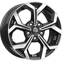 Литые диски КС878 (ZV 16_Focus) (КС878) 6.500xR16 5x108 DIA63.35 ET50 алмаз черный для Volvo C30