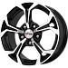 Эрнесто (КС484) 6.500xR15 5x100 DIA67.1 ET38 Блэк Джек