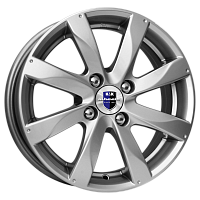 Литые диски Джемини-оригинал (КС617) (КС617) 6.000xR15 4x100 DIA56.6 ET39 дарк платинум для Geely Mk