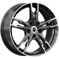 Литые диски Солар (КС875) 7.000xR17 5x114.3 DIA66.1 ET40 алмаз черный SK для Nissan Rogue
