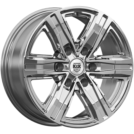 R8 (КС1174) 7.500xR17 6x139.7 DIA92.5 ET45 дарк платинум