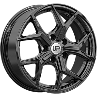 Литые диски Up120 (КС1114) 6.500xR16 5x112 DIA57.1 ET42 New Black для Volkswagen Scirocco