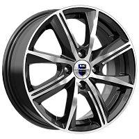 Литые диски Арнар (КС890) 6.000xR15 4x100 DIA67.1 ET45 алмаз черный SK