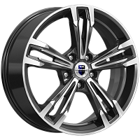 Литые диски Karrera Light (КС935) 7.000xR18 5x108 DIA67.1 ET35 алмаз черный для Москвич 3e