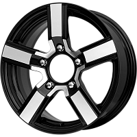 Литые диски Райдер (КС482) 6.500xR16 5x139.7 DIA98.2 ET40 Блэк Джек