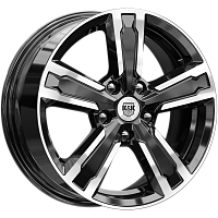 Литые диски Оклахома (КС998) 6.500xR16 5x114.3 DIA54.1 ET45 алмаз черный