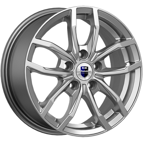 Фрост (КС1048) 6.500xR15 5x114.3 DIA67.1 ET46 дарк платинум Фрост (КС1048) 6.500xR15 5x114.3 DIA67.1 ET46 дарк платинум