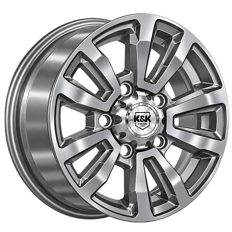 Алтай (без колпака) (КС1224) 7.000xR16 5x139.7 DIA98.2 ET35 дарк платинум Алтай (без колпака) (КС1224) 7.000xR16 5x139.7 DIA98.2 ET35 дарк платинум