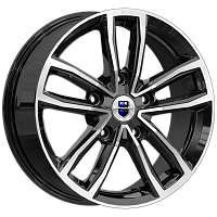 Литые диски Каланг (КС1086) 6.500xR17 5x108 DIA60.1 ET33 алмаз черный для Kaiyi X3 Pro