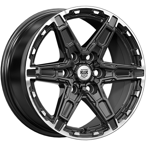 Дистрикт (КС1159) 8.000xR18 6x139.7 DIA77.9 ET25 черный бриллиант Дистрикт (КС1159) 8.000xR18 6x139.7 DIA77.9 ET25 черный бриллиант