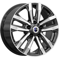 Литые диски Мичиган (КС1107) 8.000xR18 5x130 DIA71.6 ET53 алмаз черный Литые диски Мичиган (КС1107) 8.000xR18 5x130 DIA71.6 ET53 алмаз черный