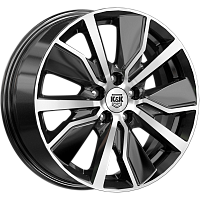 Литые диски Гамбит (КС961) 6.500xR16 5x114.3 DIA66.1 ET40 алмаз черный для Renault Kaptur Литые диски Гамбит (КС961) 6.500xR16 5x114.3 DIA66.1 ET40 алмаз черный для Renault Kaptur