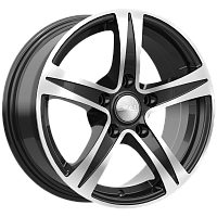 Литые диски SAKURA (КЛ146) 6.500xR15 5x112 DIA57.1 ET43 алмаз