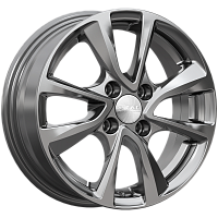 Литые диски НИЦЦА (КЛ287) 5.500xR14 4x100 DIA67.1 ET45 графит для Toyota Corolla