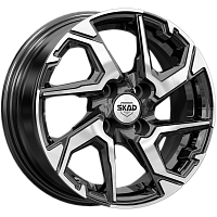 Литые диски ТЕЙДЕ (КЛ1215) 5.500xR14 4x100 DIA60.1 ET43 алмаз