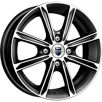 Литые диски Флэш (КС710) 5.000xR13 4x108 DIA67.1 ET40 алмаз черный Литые диски Флэш (КС710) 5.000xR13 4x108 DIA67.1 ET40 алмаз черный