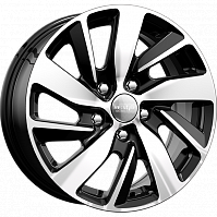 Литые диски КС741 (ZV 16_Octavia) (КС741) 6.500xR16 5x112 DIA57.1 ET46 алмаз черный для Volkswagen Golf