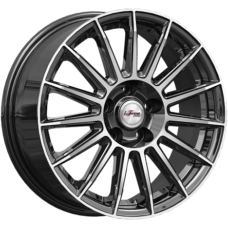 Азур (КС1052) 6.500xR16 5x114.3 DIA60.1 ET45 Блэк Джек Азур (КС1052) 6.500xR16 5x114.3 DIA60.1 ET45 Блэк Джек