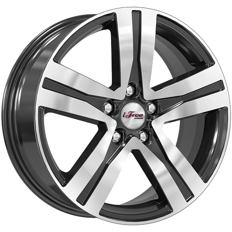 Rebel (КС913) 7.000xR17 5x114.3 DIA66.1 ET45 Блэк Джек Rebel (КС913) 7.000xR17 5x114.3 DIA66.1 ET45 Блэк Джек
